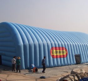 Tent1-351 Blå oppblåsbart telt