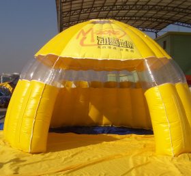 Tent1-426 Gul oppblåsbart telt
