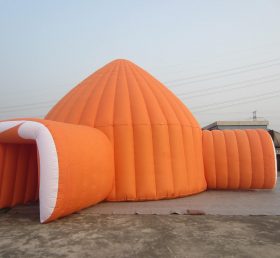 Tent1-39 Orange oppblåsbart telt