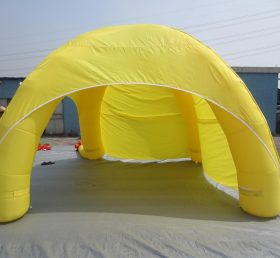 Tent1-308 Gul annonseringskuppel oppblåsbart telt