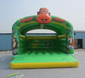 T2-2827 Monkey oppblåsbar trampolin