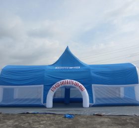 Tent1-105 Blå gigantisk oppblåsbart telt