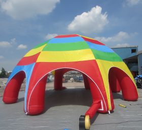 Tent1-374 Farget oppblåsbart telt