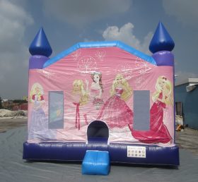 T2-3042 Prinsesse oppblåsbar trampolin