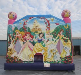 T2-2977 Prinsesse oppblåsbar trampolin