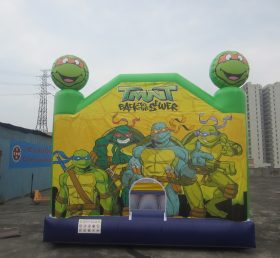 T2-2589 Ninja Turtle Oppblåsbar trampoline