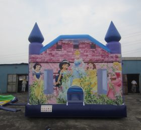 T2-3013 Prinsesse oppblåsbar trampolin