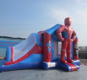 T2-2741 Spider-Man Super Hero Oppblåsbar trampoline