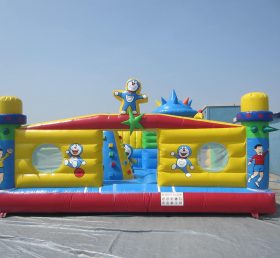T6-355 Doraemon Giant Oppblåsbare Amusement Park Children's Ground Game