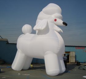 Cartoon1-488 Hunden oppblåsbare tegneserie 6 meter høy