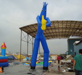 D2-114 Friluftsliv med to-legged oppblåsbare luftdansere rørformet person