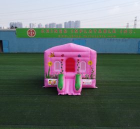 T2-1206 Oppblåsbare hus hopper slott, med lysbilde oppblåsbar kombinasjon, egnet for barnas fest