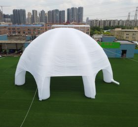 Tent1-403 Tilpasset kommersielt plen telt hvitt oppblåsbart edderkopp telt