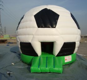 T2-2711 Fotball oppblåsbar trampolin