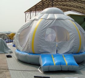 T2-2432 Kommersiell oppblåsbar trampolin