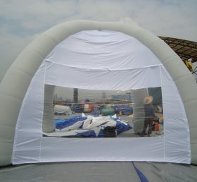 Tent1-324 Hvit annonseringskuppel oppblåsbart telt