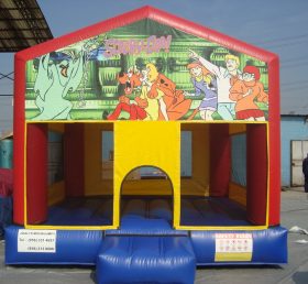 T2-2730 Scooby Doo Oppblåsbar trampoline