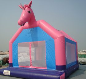 T2-106 Unicorn oppblåsbar trampolin