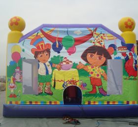 T2-2572 Dora oppblåsbar trampolin