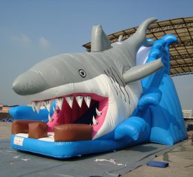 T8-1032 Shark Giant Children's Inflated Slide