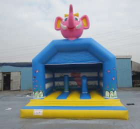 T2-2511 Elefant oppblåsbar trampolin