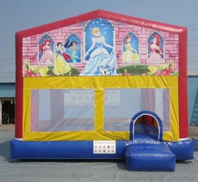 T2-1093 Prinsesse oppblåsbar trampolin