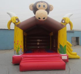 T2-2755 Monkey oppblåsbar trampolin