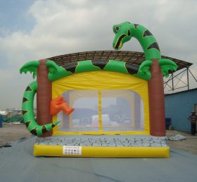 T2-2772 Dinosaur oppblåsbar trampolin