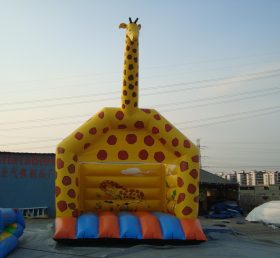 T2-2832 Giraffe oppblåsbar trampolin