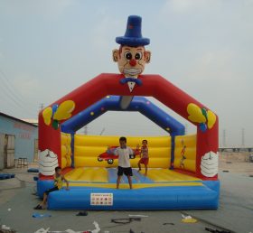 T2-440 Clown oppblåsbar trampolin