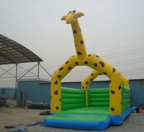 T2-365 Giraffe oppblåsbar trampolin