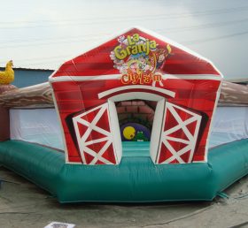 T2-2518 Farm oppblåsbar trampolin