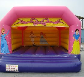 T2-2805 Prinsesse oppblåsbar trampolin