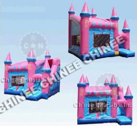 T5-172 Prinsesse oppblåsbar jumper slott