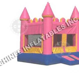 T5-204 Prinsesse oppblåsbar jumper slott