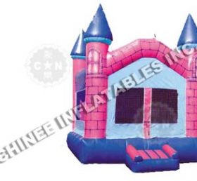 T5-214 Prinsesse oppblåsbar jumper slott