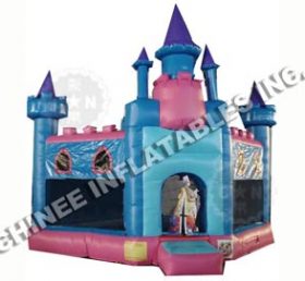 T5-255 Prinsesse oppblåsbar jumper slott