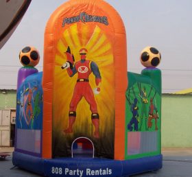 T2-2292 Power Rangers oppblåsbar trampolin