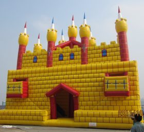 T6-323 Giant oppblåsbart slott utendørs barn