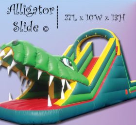 T8-184 Krokodill oppblåsbar lysbilde
