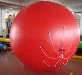 B2-14 Giant utendørs oppblåsbar rød ballong