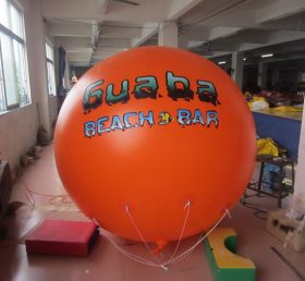 B2-20 Utendørs oppblåsbar oransje ballong
