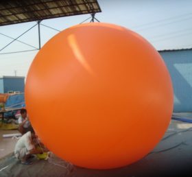 B3-25 Utendørs reklame oppblåsbar oransje ballong