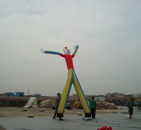 D2-108 Friluftsliv med to-legged oppblåsbare luftdansere rørformet person