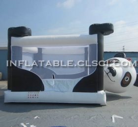 T1-147 Panda oppblåsbar trampolin