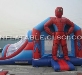 T2-1157 Spider-Man Super Hero Oppblåsbar trampoline