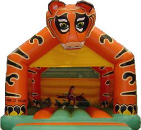 T2-126 Tiger oppblåsbar trampolin