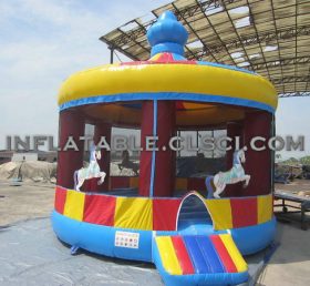 T2-1277 Sirkus oppblåsbar trampolin