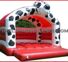 T2-1340 Hundeoppblåsbar trampolin