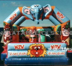 T2-1372 Elefant oppblåsbar trampolin